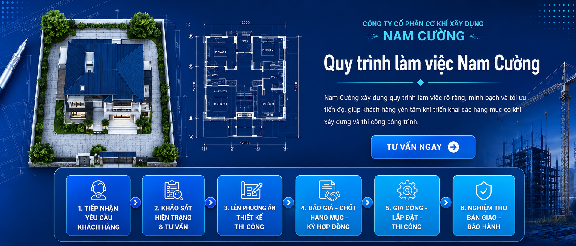 CÔNG TY CP CƠ KHÍ XÂY DỰNG NAM CƯỜNG